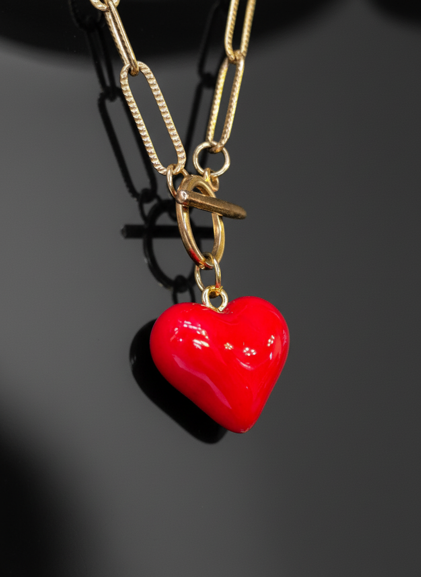 Colliers cœur volume